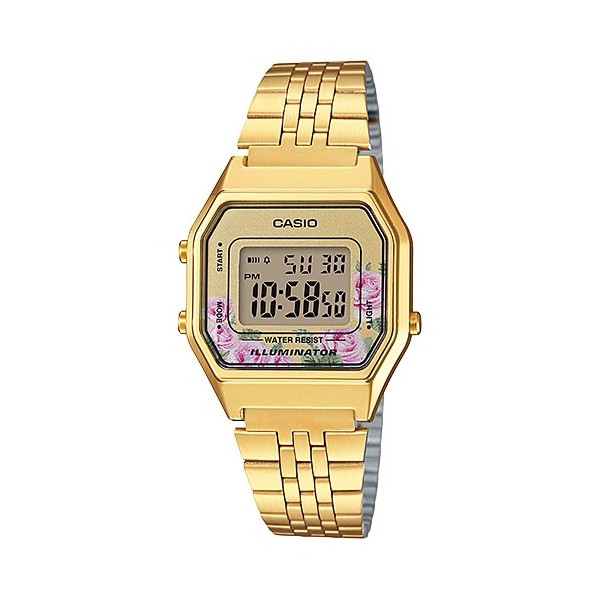 Relógio Casio Vintage Flores La680wga-4cdf