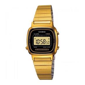 Relógio Casio Vintage La670wga1dfu Dourado Minimalista Pequeno