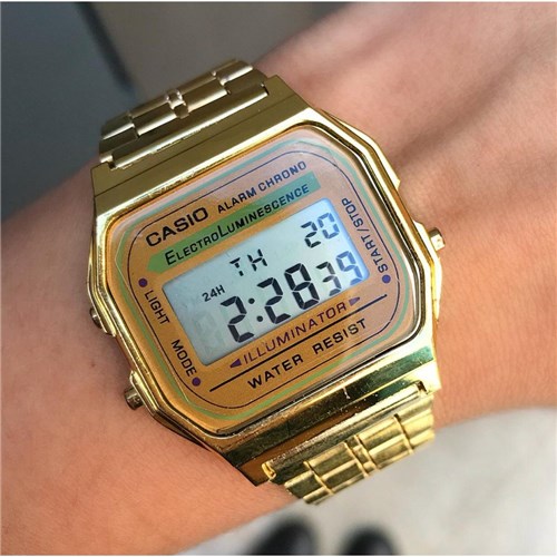 Relógio Casio Vintage Líquidação (Amarelo)