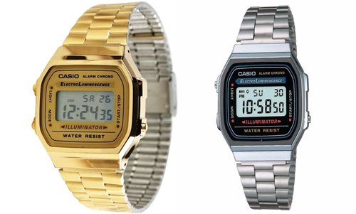 Relógio Casio Vintage - Prata ou Dourado (DOURADO)