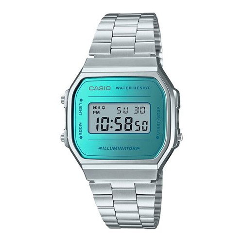 Relógio Casio Vintage Prateado A168WEM-2DF-BR