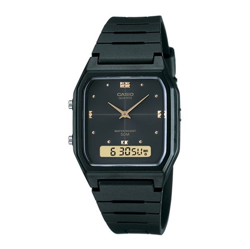 Relógio Casio Vintage Preto AW-48HE-1AVDF-BR