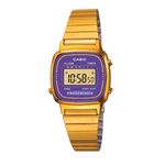 Relógio Casio Vintage Preto/Roxo LA670WGA-6DF