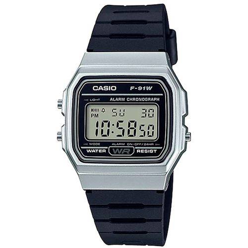 Relógio Casio Vintage Unisex F-91WM-7ADF