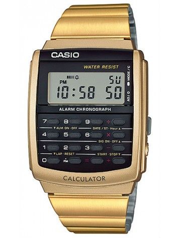 Relógio Casio Vintage Unissex Calculadora CA-506G-9ADF