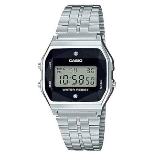 Relógio Casio Vintage Unissex Diamond Prata - A159wad1dfbr