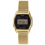 Relógio Casio Vintage Unissex Esteira Dourado La690wemy-1df