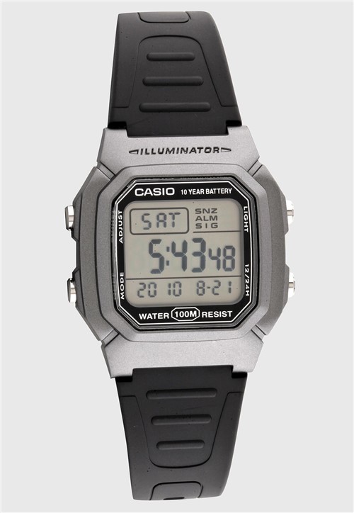 Relógio Casio W-800HM-7AVDF Preto - Kanui