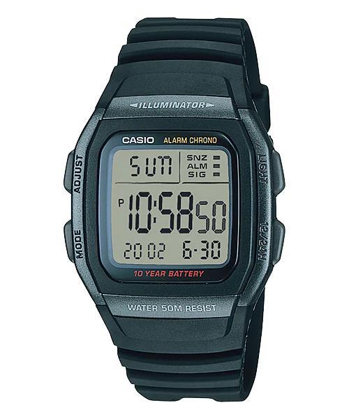 Relógio Casio W-96H-1BVDF Masculino Preto