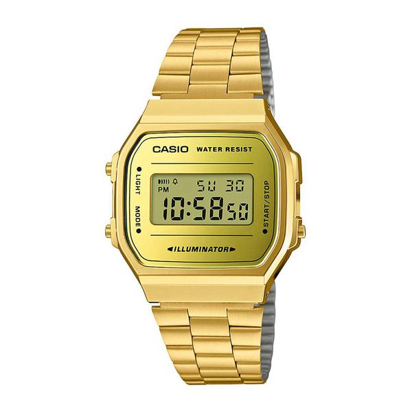 Relogio Cassio Digital Dourado Vintage A168WEGM-9DF