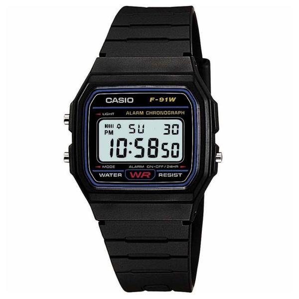 Relogio Cassio Masculino Preto F91w1dg - Casio