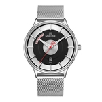 Relógio Casual Quartz a prova d'água com calendário- NaviForce NF3007 - 60