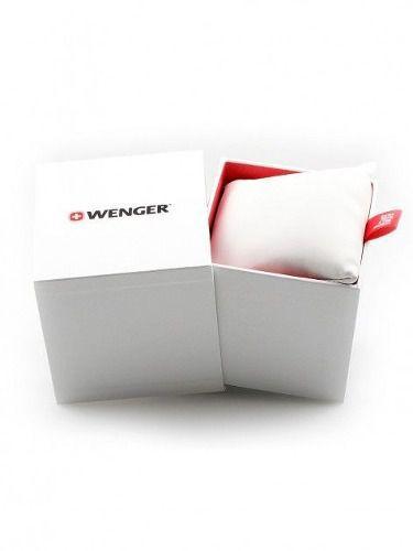 Relógio Casual Suíço Wenger Avenue Pulseira de Silicone Verde 01.1641.112