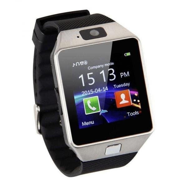 Relógio Celular Smartwatch Dz09 Chip 3g Cartão Smart Watch - Cinza - D Smart