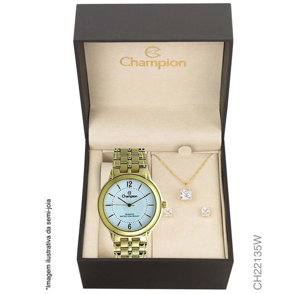 Relógio Champion Analógico CH22135W Feminino + Semijóia