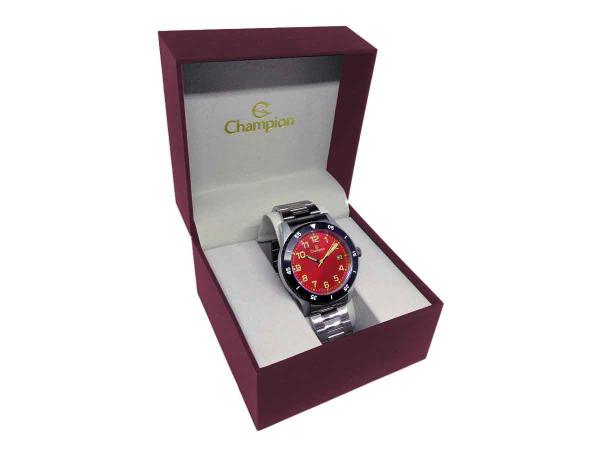 Relógio Champion Casual Masculino CA31355V Fundo Vermelho