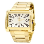 Relógio Champion CH24240W feminino dourado mostrador branco