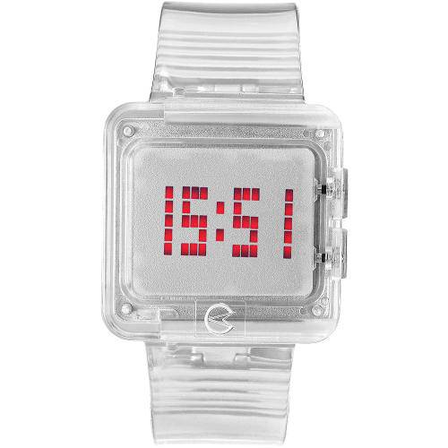 Relógio Champion Cp48039r Transparente