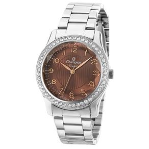 Relógio Champion Crystal Feminino Prata CN27205O