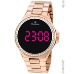 Relógio Champion Digital CH40151Z Rosé pulseira aço rosé