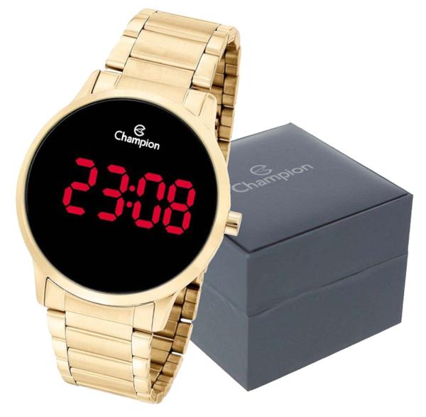 Relógio Champion Digital Feminino Dourado Original Garantia