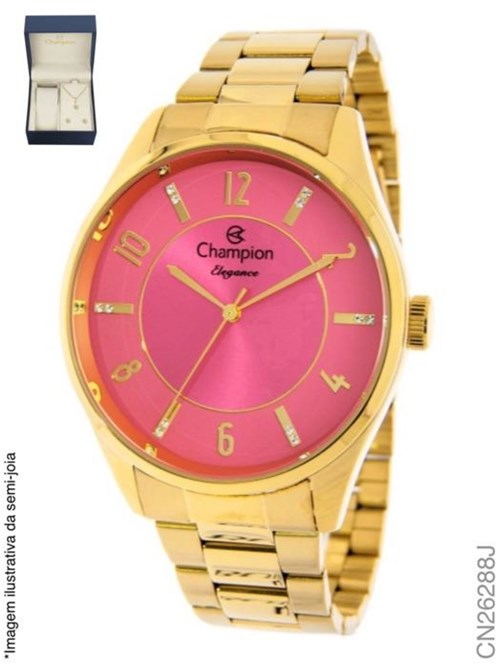 Relógio Champion Dourado - CN26288J