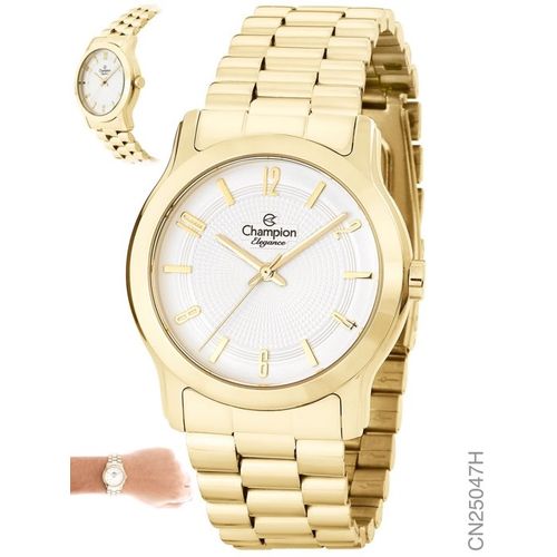 Relógio Champion Dourado Feminino Cn25047h