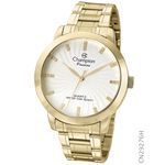 Relogio Champion Feminino Dourado Cn29276h