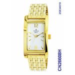 Relógio Champion Dourado Feminino Elegance Analógico Cn26608h