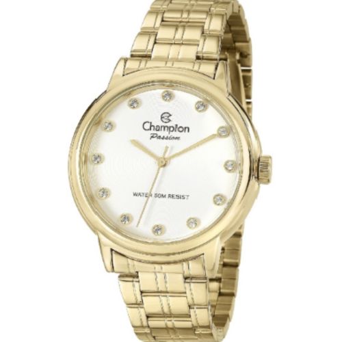 Relógio Champion Dourado Passion Feminino Cn29874h