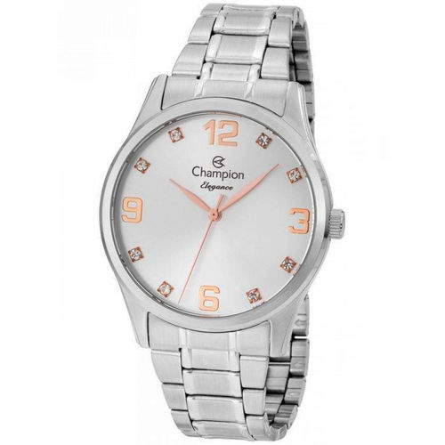 Relógio Champion Elegance Prata Feminino Cn25663q