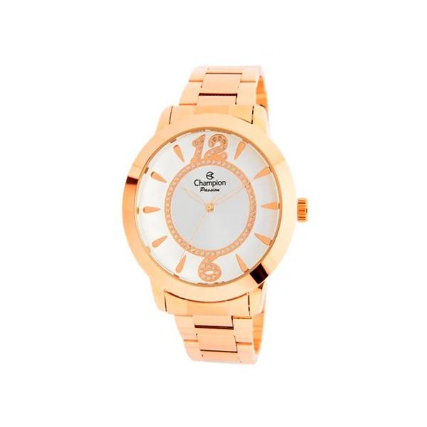 Relógio Champion Feminino Casual Ouro Rosê Cn24259Z