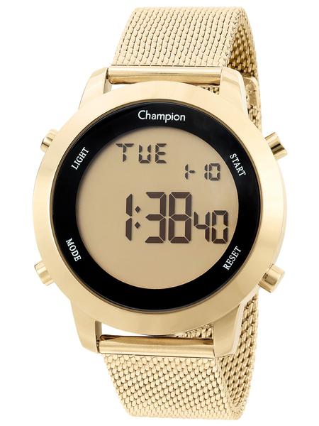 Relógio Champion Feminino CH40062G Digital Led - Dourado