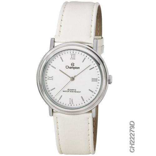 Relógio Champion Feminino CH22279D Pulseira de Couro