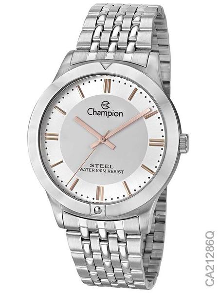 Relógio Champion Feminino Champion Steel Prata Rosé Ca21286q