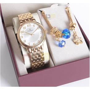 Relógio Champion Feminino CN20453S + Pulseira com Berloques