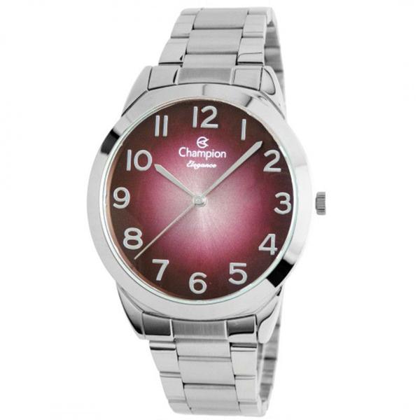 Relógio Champion Feminino CN24404i Elegance Rosa Degradê