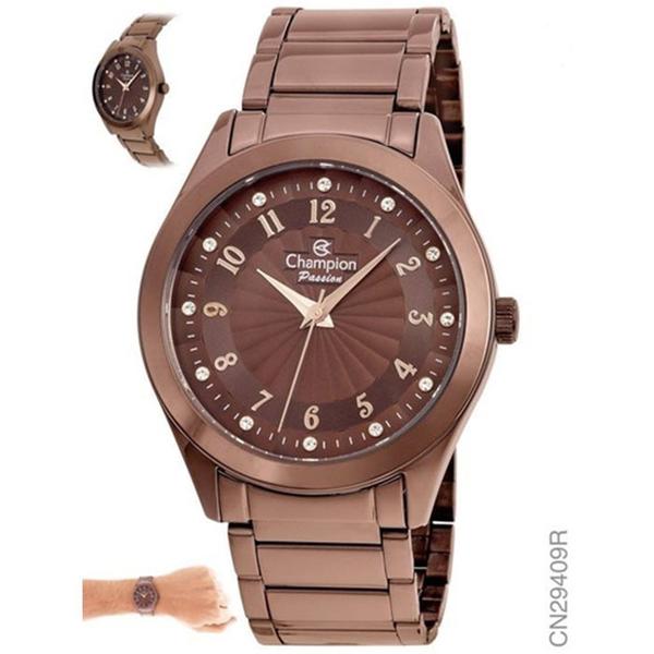 Relógio Champion Feminino CN29409R Chocolate Original