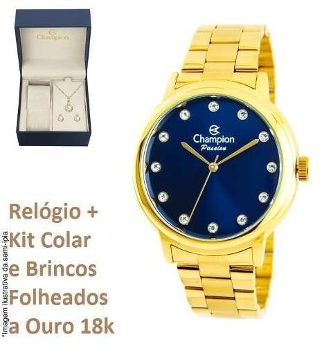 Relógio Champion Feminino Cn29874a o R I G I N a L + Brinde