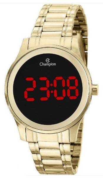 Relógio Champion Feminino Digital Dourado Ch48046h - Cod 30029401