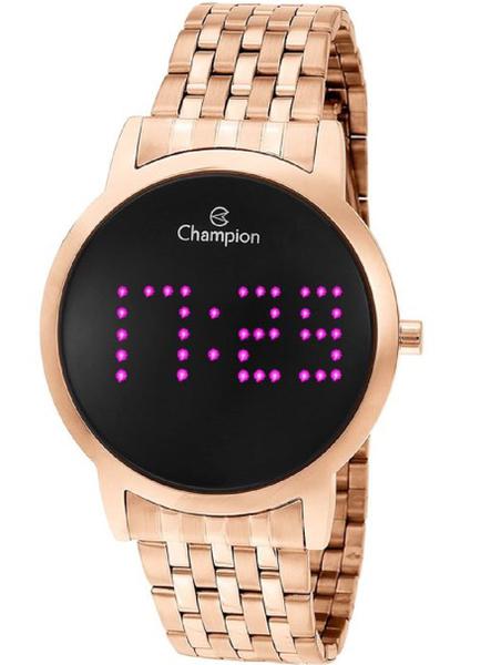 Relógio Champion Feminino Digital Dourado Rosé Ch40008h