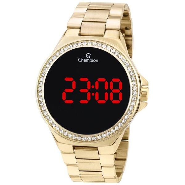 Relógio Champion Feminino Digital Led CH40151H - Dourado