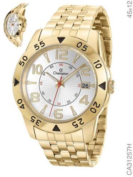 Relógio Champion Feminino Dourado Aço Ca31257h