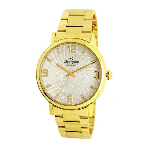 Relogio Champion Feminino Dourado Cn25636h