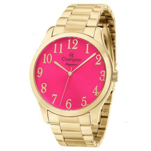 Relogio Champion Feminino Dourado Cn26019j