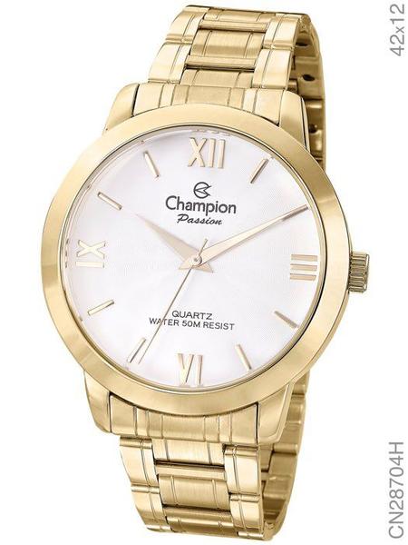 Relogio Champion Feminino Dourado Cn28704h Top Original