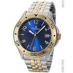 Relógio Champion Feminino Dourado e Prata Fdo Azul Ca31195a