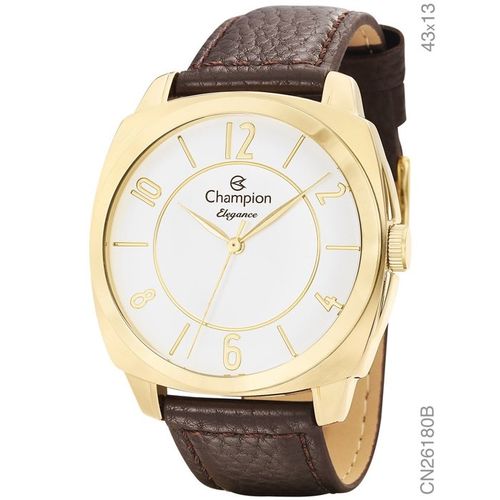 Relógio Champion Feminino Dourado Elegance Cn26180b