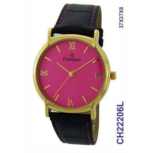 Relógio Champion Feminino Dourado Original Ch22206l