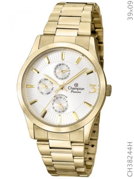 Relógio Champion Feminino Dourado Passion Ch38244h Original